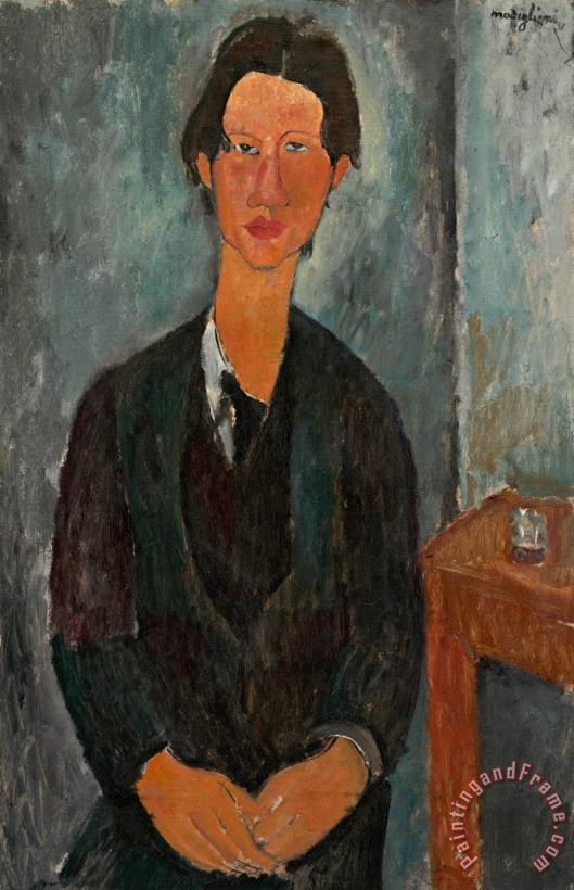 Chaim Soutine painting - Amedeo Modigliani Chaim Soutine Art Print