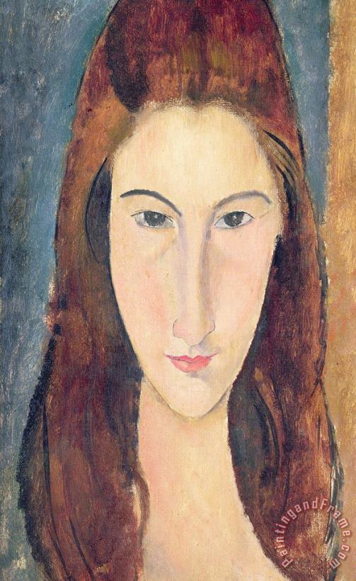 Jeanne Hebuterne painting - Amedeo Modigliani Jeanne Hebuterne Art Print