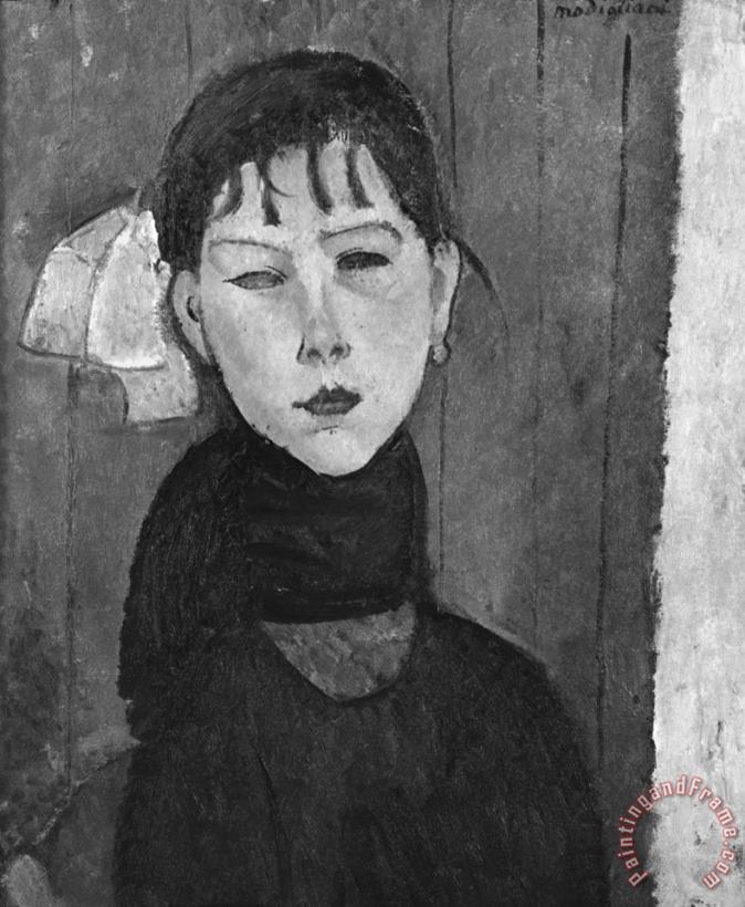 Marie, Young Woman of The People painting - Amedeo Modigliani Marie, Young Woman of The People Art Print