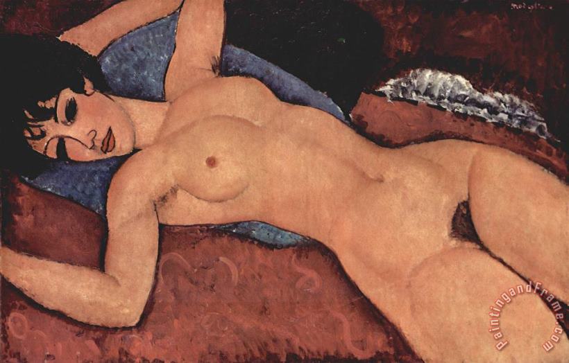 Amedeo Modigliani Reclining Nude Art Painting