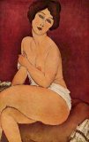 Seated Female Nude by Amedeo Modigliani