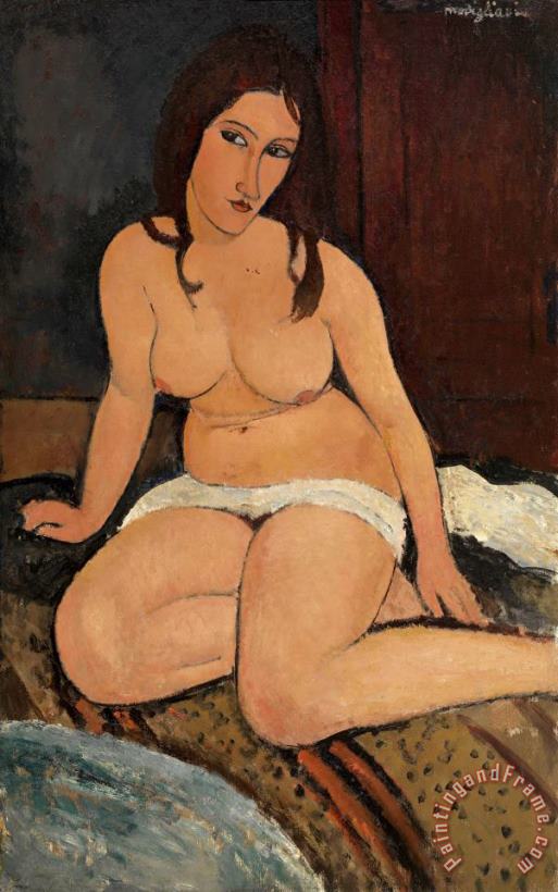 Amedeo Modigliani Seated Nude Art Painting