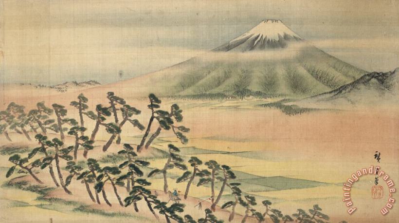 Ando Hiroshige Fukeiga Art Print