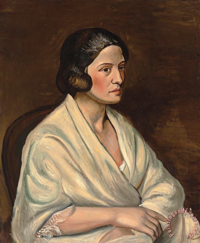 Andre Derain Buste De Femme Au Chale, 1925 Art Painting