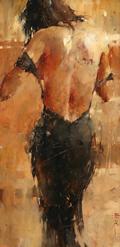 Andre Kohn Cocktail Dress (series #33) Art Painting