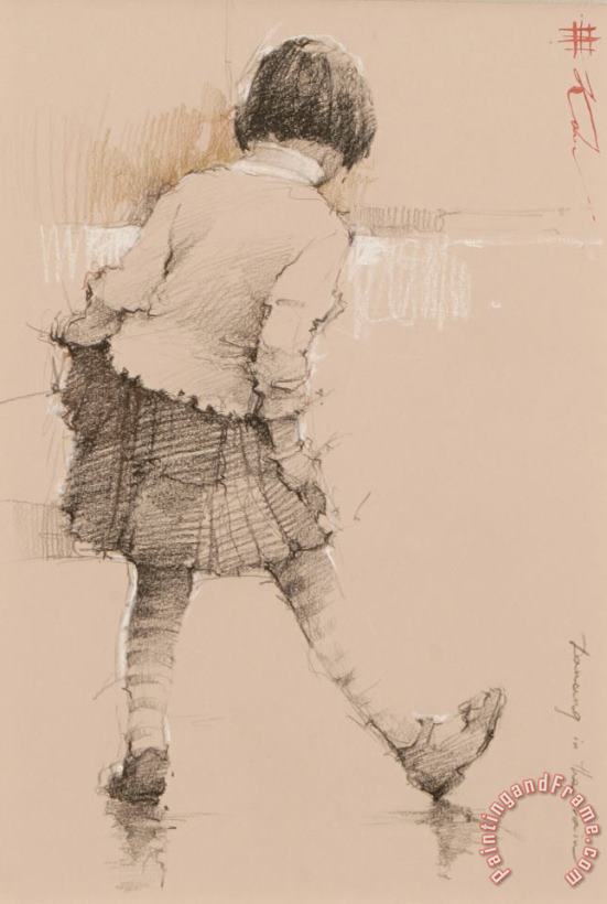 Andre Kohn Dancing in The Rain Art Print