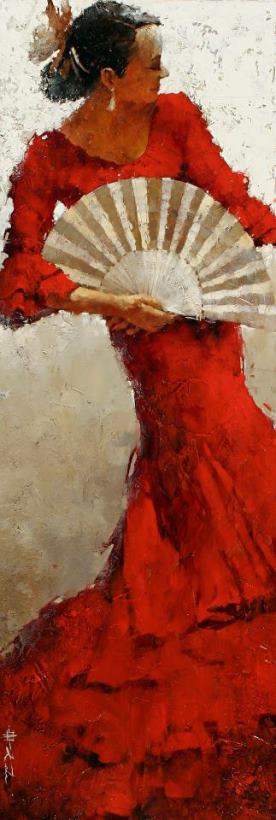 Fire Within painting - Andre Kohn Fire Within Art Print