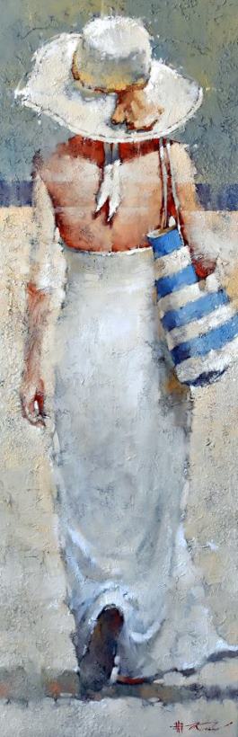Andre Kohn The Day Off Series # 24 Art Painting