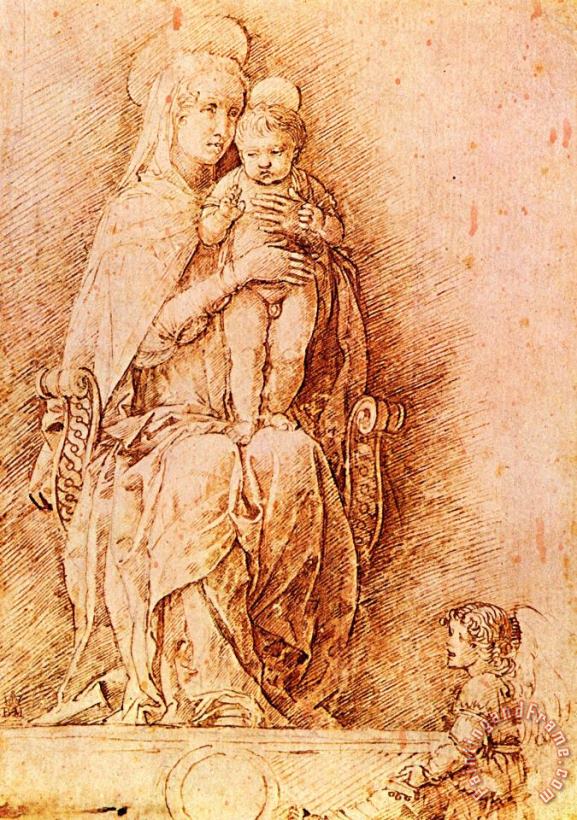 Madonna And Child painting - Andrea Mantegna Madonna And Child Art Print