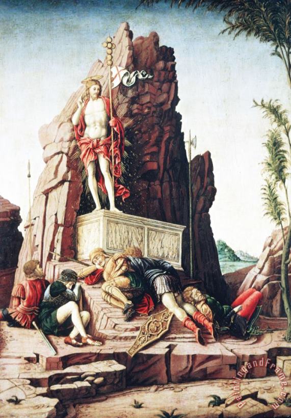 The Resurrection painting - Andrea Mantegna The Resurrection Art Print