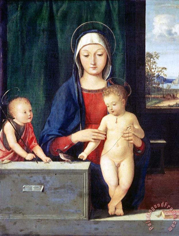 Andrea Solario Virgin And Child Art Painting