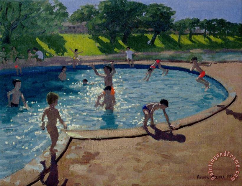 Andrew Macara Swimming Pool Art Painting