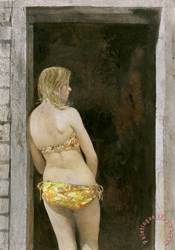 andrew wyeth Bikini 1968 Art Painting