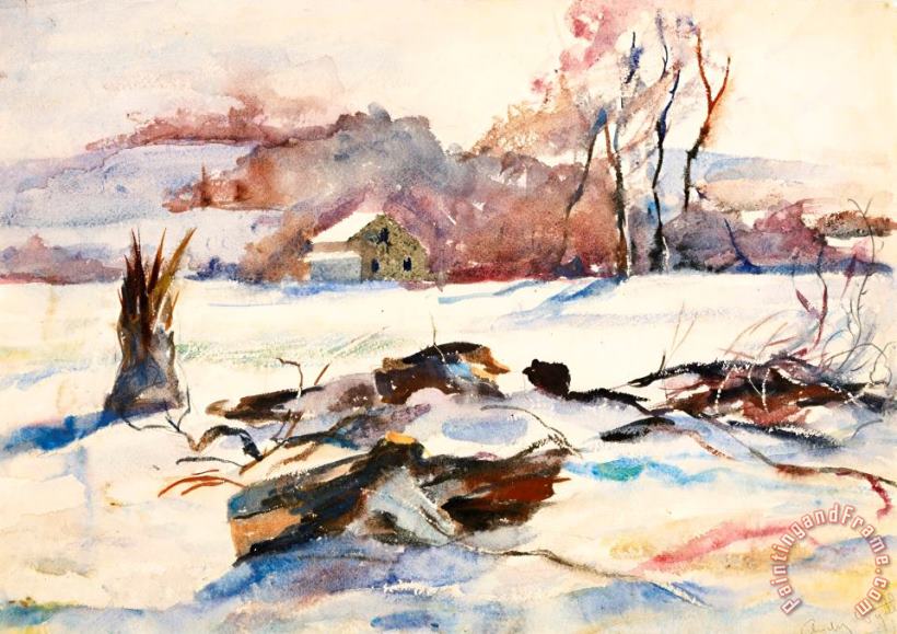 andrew wyeth Chadd's Ford Landscape Art Print