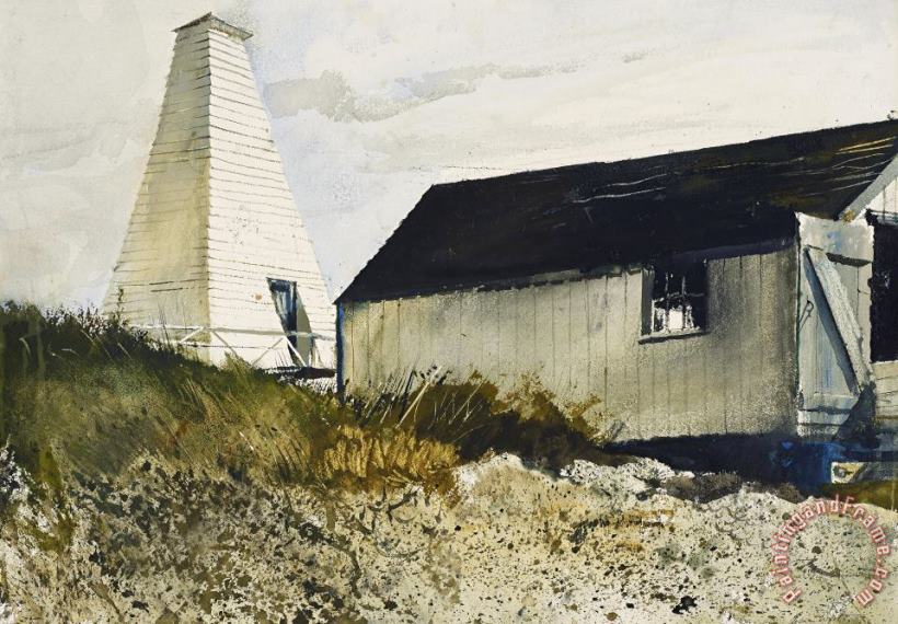 andrew wyeth Lifeboat House, 1954 Art Painting