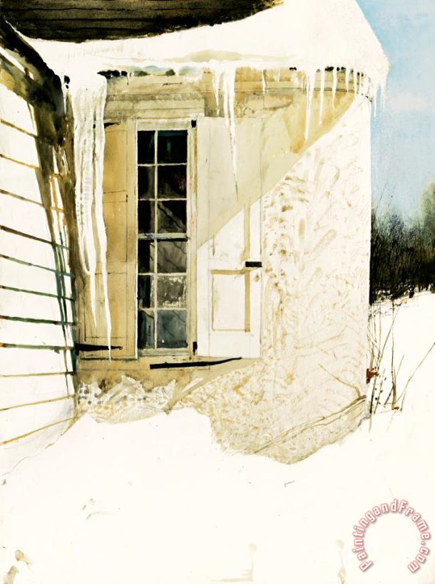 The Observatory 1978 painting - andrew wyeth The Observatory 1978 Art Print
