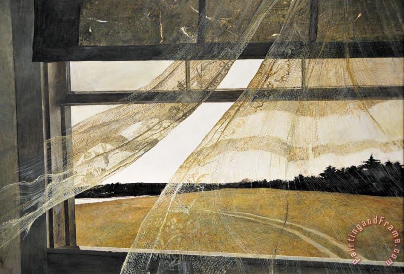 Wind From The Sea 1947 painting - andrew wyeth Wind From The Sea 1947 Art Print