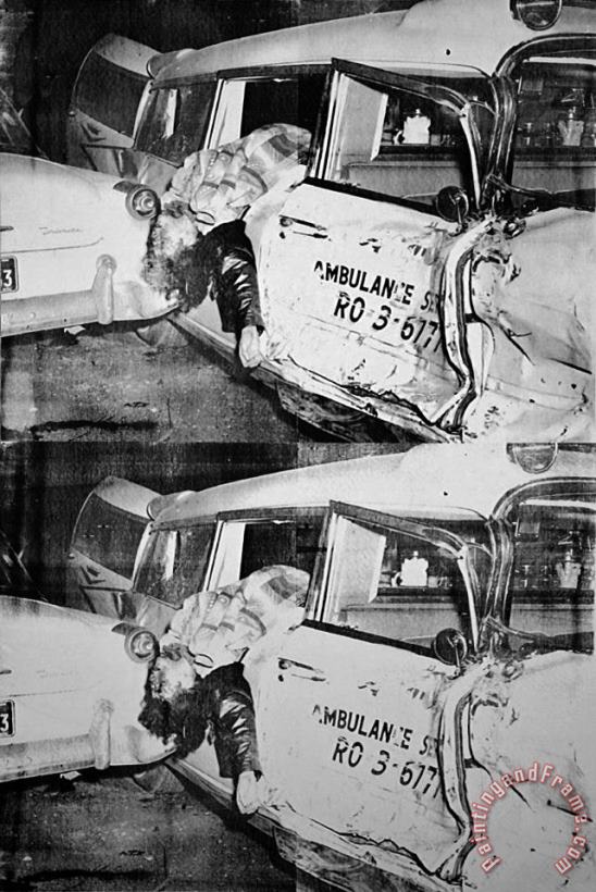 Andy Warhol Ambulance Disaster C 1964 Art Print