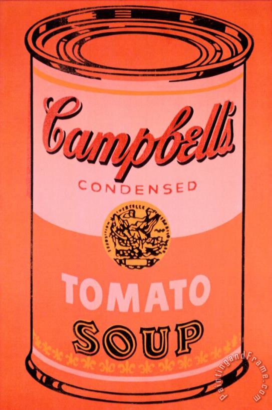 Andy Warhol Campbell S Soup Can C 1965 Orange Art Print