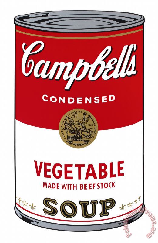 Andy Warhol Campbell S Soup I Vegetable C 1968 Art Print