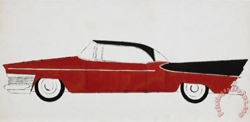 Andy Warhol Car C 1959 Art Painting