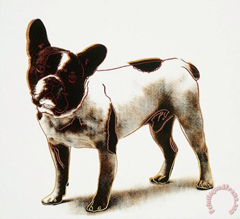 Andy Warhol Dog C 1986 Art Print