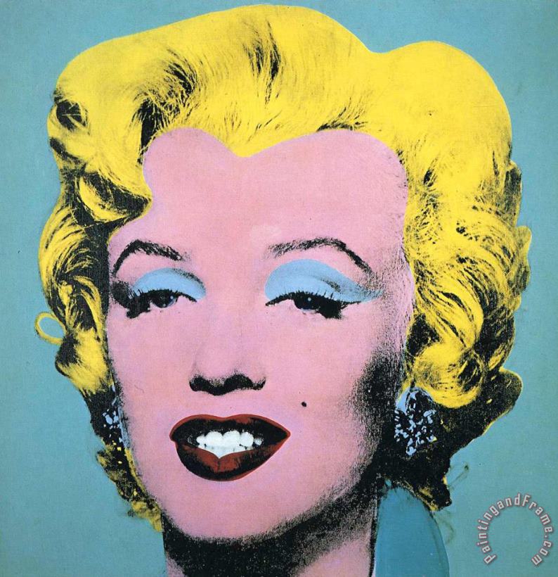 Marilyn 1 painting - Andy Warhol Marilyn 1 Art Print