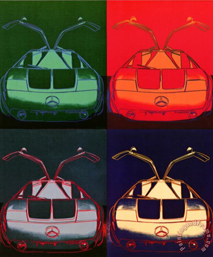 Andy Warhol Mercedes Benz C111 1970 Art Painting