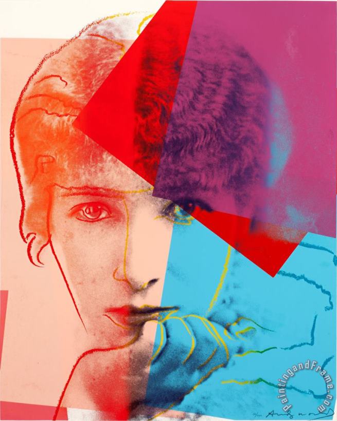 Andy Warhol Sarah Bernhardt (from Ten Portraits of Jews of The Twentieth Century), 1980 Art Painting