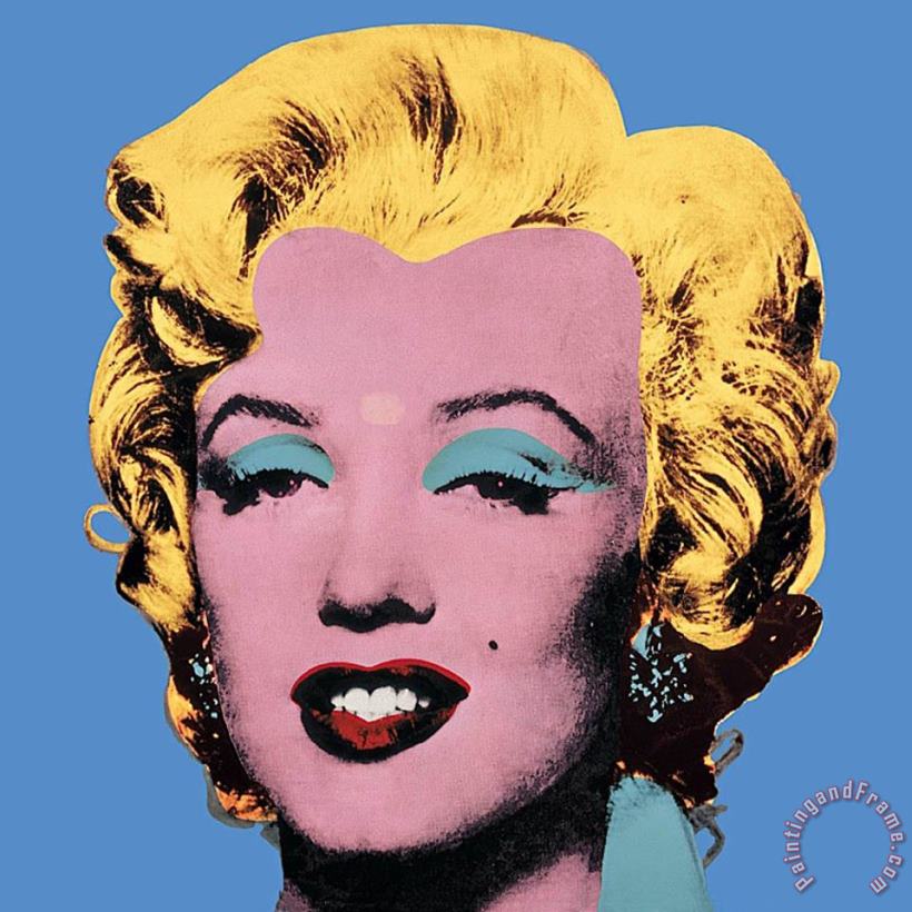 Andy Warhol Shot Blue Marilyn 1964 Art Print