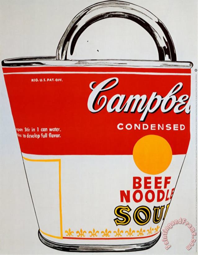 Andy Warhol Soup Can Bag Art Painting