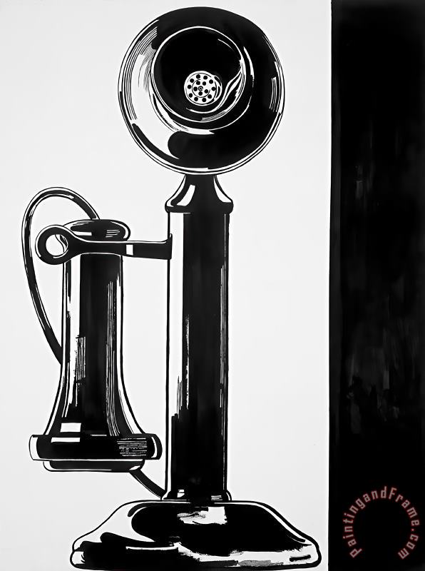 Andy Warhol Telephone C 1961 Art Painting