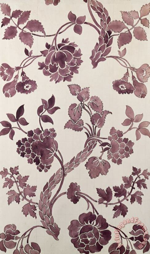Anna Maria Garthwaite Design for a silk damask Art Print