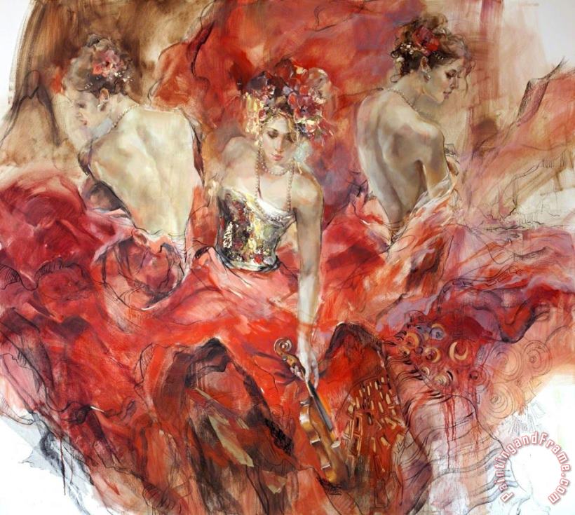 Anna Razumovskaya Past, Present, Future Art Painting