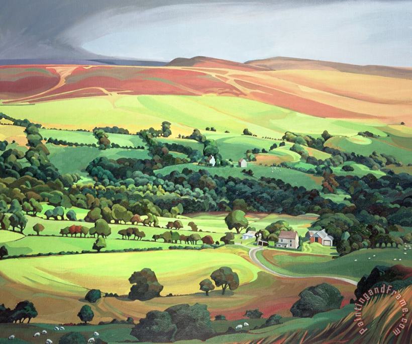 Anna Teasdale Welsh Valley Art Painting