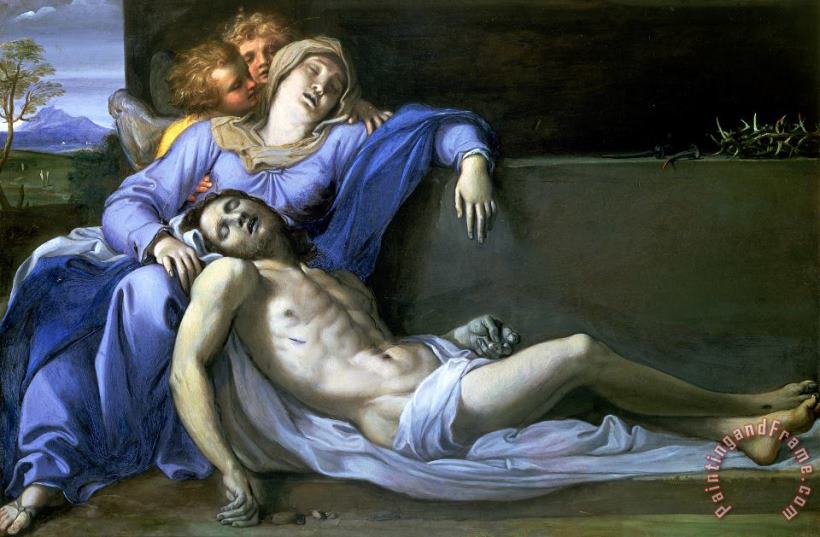 Annibale Carracci Pieta Art Painting