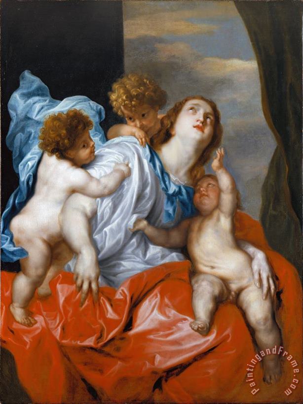 Anthonie Van Dyck Charity Art Painting