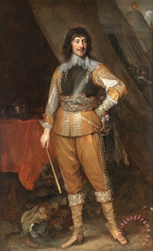 Anthonie Van Dyck Mountjoy Blount, Earl of Newport Art Print