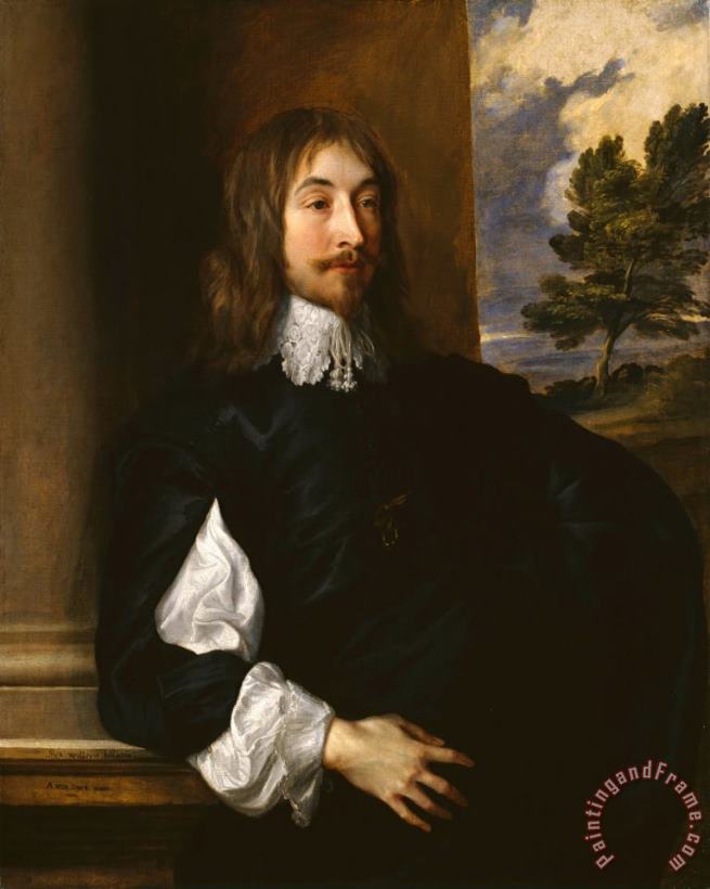 Portrait of Sir William Killigrew painting - Anthonie Van Dyck Portrait of Sir William Killigrew Art Print