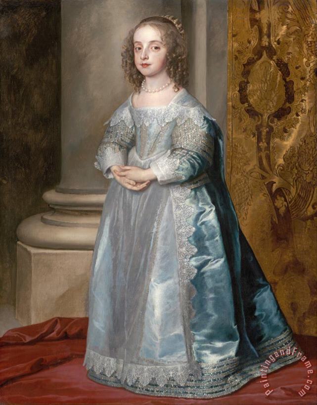Princess Mary, Daughter of Charles I painting - Anthonie Van Dyck Princess Mary, Daughter of Charles I Art Print