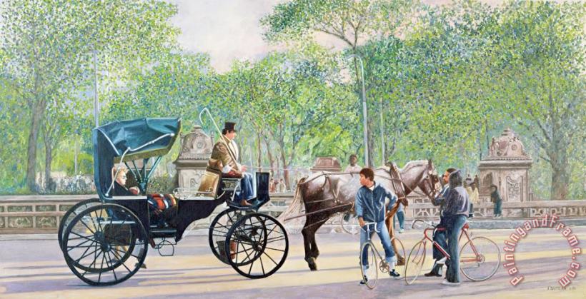 Anthony Butera Horse And Carriage Art Painting
