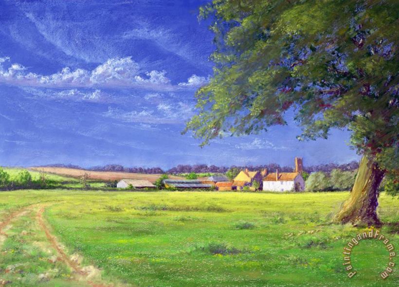 Home Field painting - Anthony Rule Home Field Art Print