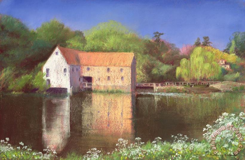 Anthony Rule Springtime at the Mill Art Painting