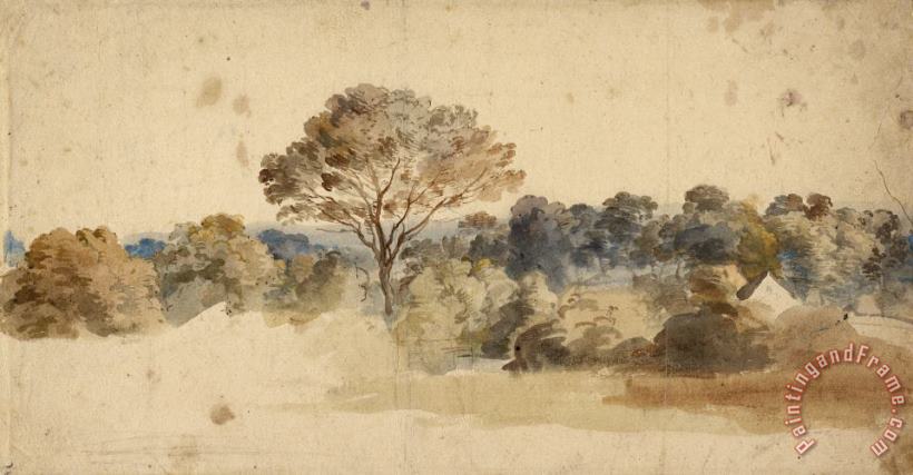 Landscape painting - Anthony van Dyck Landscape Art Print