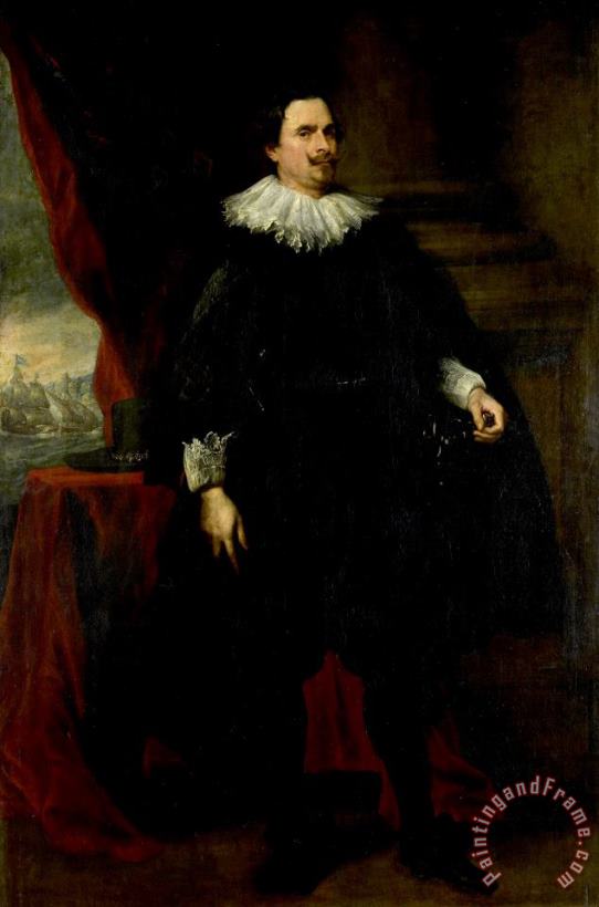 Anthony van Dyck Portrait of a Man From The Van Der Borght Family, Perhaps Francois Van Der Borght Art Print