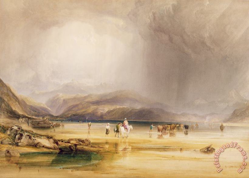 Anthony Vandyke Copley View from Snowdon from Sands of Traeth Mawe Art Print
