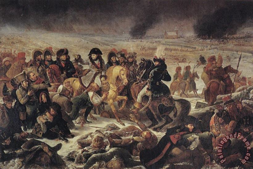 Napoleon on The Battlefield of Eylau painting - Antoine Jean Gros Napoleon on The Battlefield of Eylau Art Print