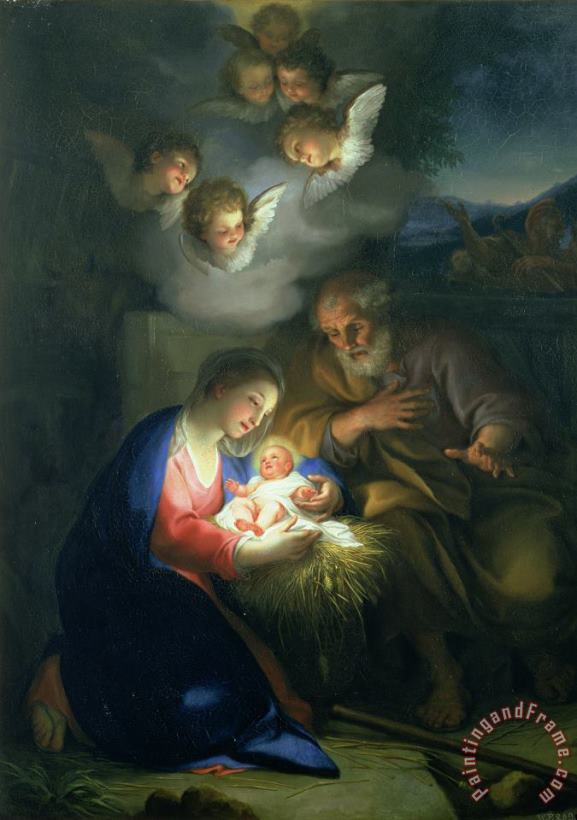 Nativity Scene painting - Anton Raphael Mengs Nativity Scene Art Print Nativity Scene painting - Anton Raphael Mengs Nativity Scene Art Print