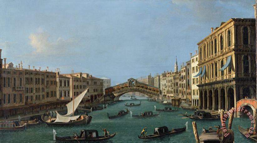 Antonio Canaletto The Grand Canal Art Painting