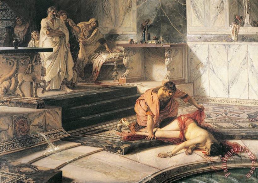Antonio Rizzi Nero And Agrippina Art Print